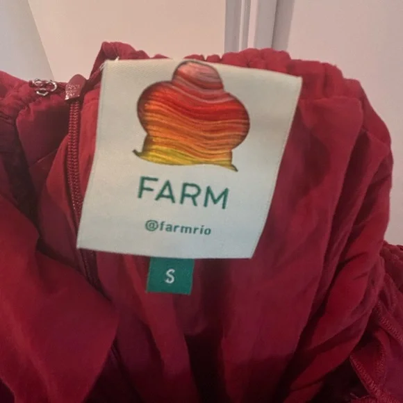 FARM Rio Vibrant Red Butterfly Dress - Picture 4 of 6